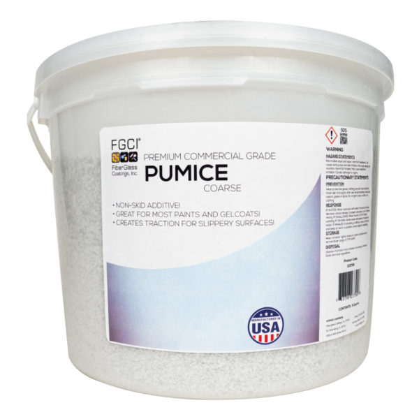 5 quart Coarse pumice additive for non skid boat flooring