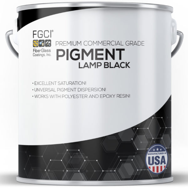 1 Quart Lamp Black Resin and Gelcoat Liquid Pigment Dispersion Jars