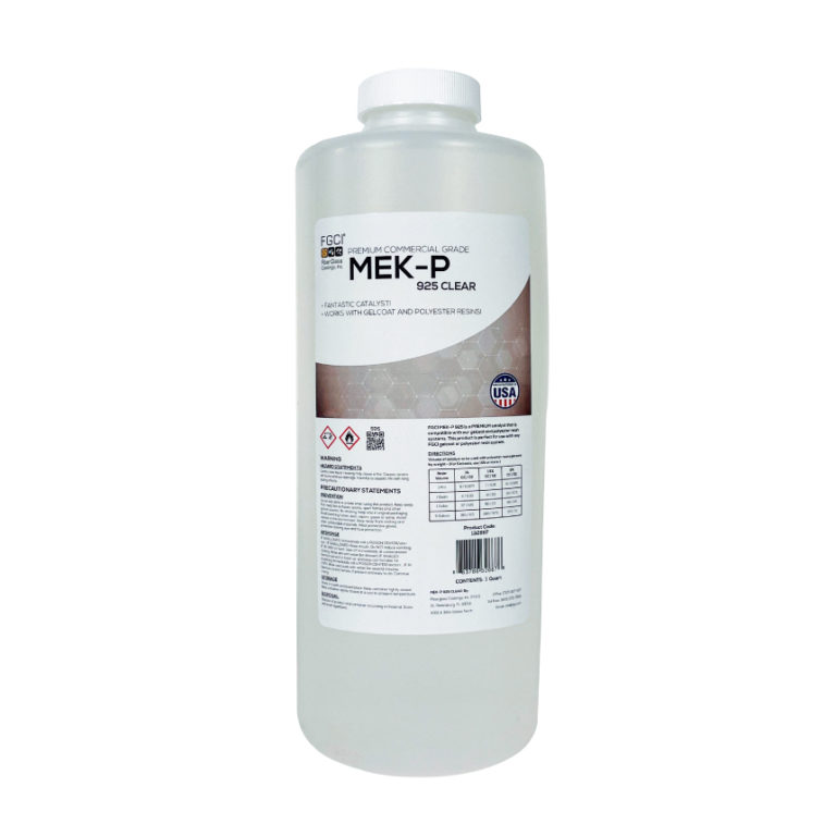 Clear Catalyst Norox MEKP 925 for Gelcoat and Polyester Resins FGCI