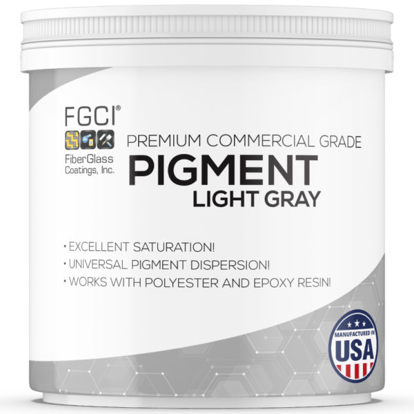 4oz light Gray Resin and Gelcoat Liquid Pigment Dispersion Jars