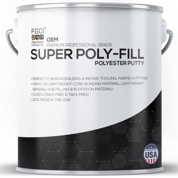 FGCI Super Polyester Filler for structural composite repair.