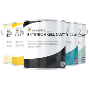 Variety of Colored Gelcoat for Boats